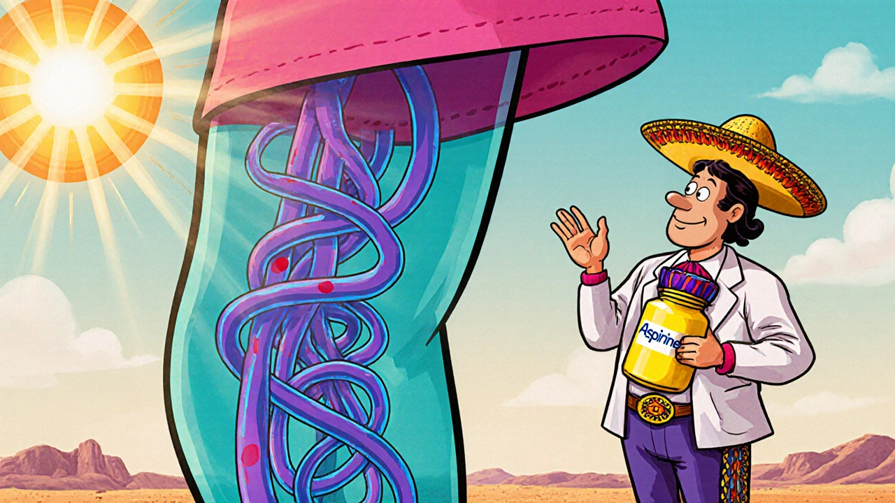 Aspirine et varices : ce que dit la science sur son efficacité