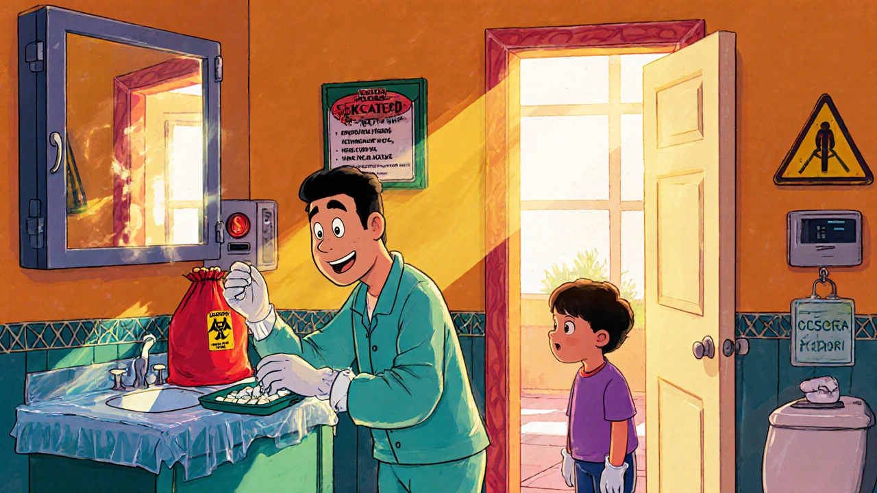 Chimiothérapie à la maison : Manipulation, stockage et sécurité contre l'exposition