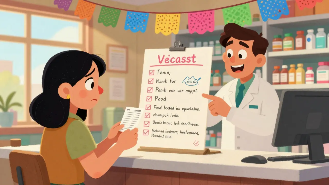 Comment confirmer les notes et les points de conseil du pharmacien après le retrait de votre ordonnance