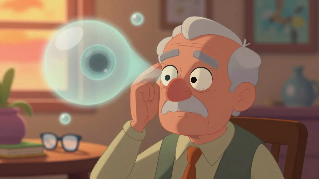 Cataractes : Opacification du cristallin liée à l'âge et extraction chirurgicale