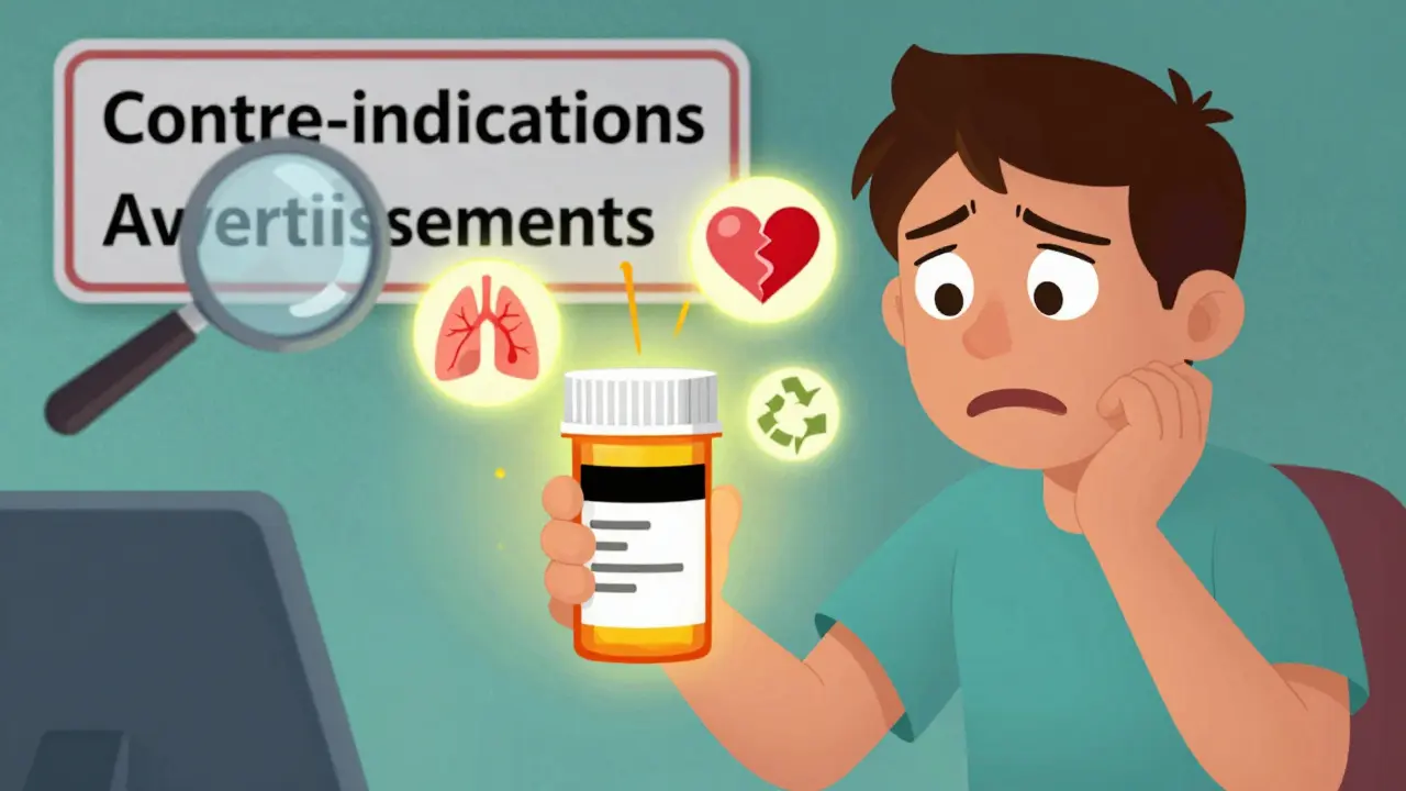 Comment lire les contre-indications et les avertissements sur les étiquettes des médicaments