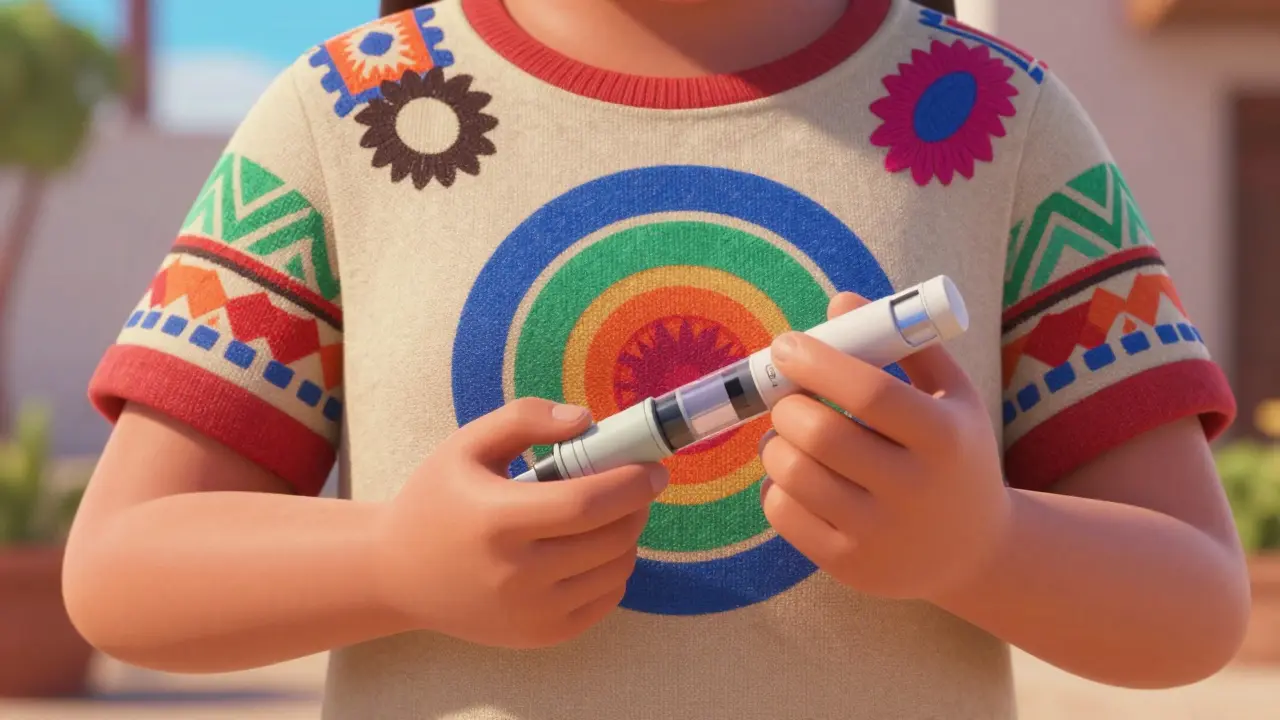 Caractère planifiant la rotation des sites d'injection avec motifs.