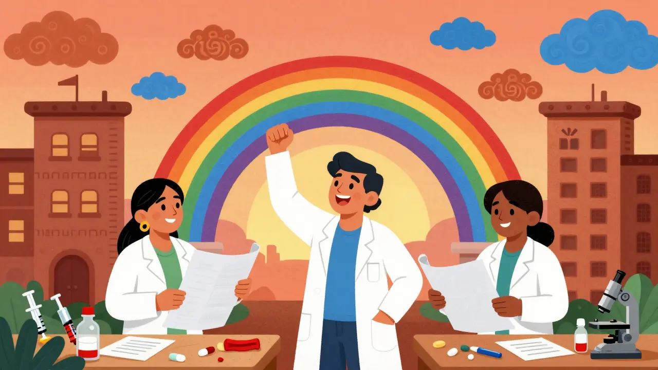 Équipe construisant pont entre génériques et marques