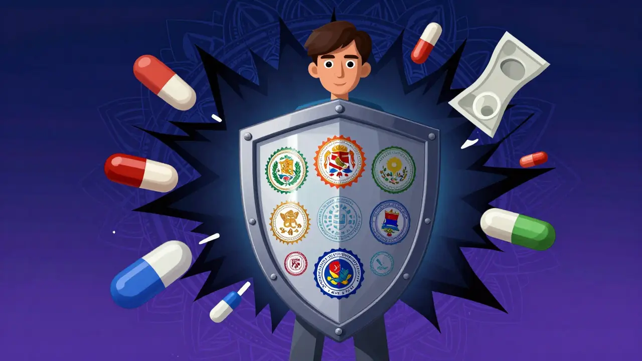 Bouclier de protection contre les arnaques pharmaceutiques