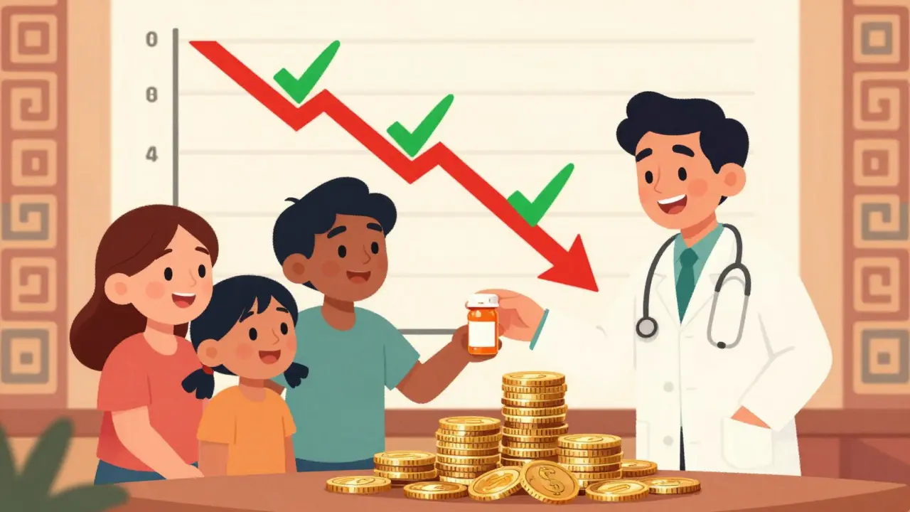 Pharmacien offrant des économies aux patients grâce aux génériques