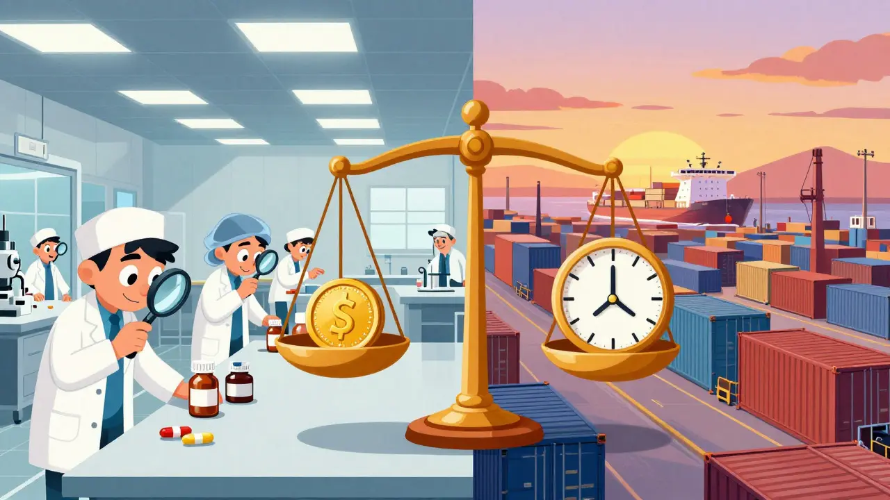 Fabrication de génériques : Comparatif international vs national